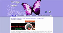 Desktop Screenshot of fibromyalgiasupport.ie